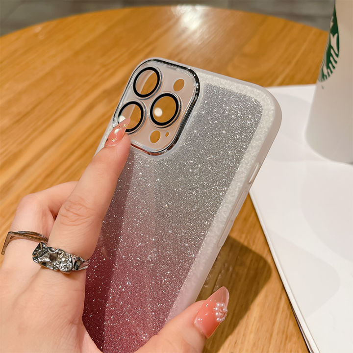 เคสโทรศัพท์สำหรับ-xiaomi-redmi-โน้ต12-5g-12-4g-12pro-12pro-5g-เคสซอฟท์ฟอยล์กากเพชรส่องแสงรวมทุกอย่างฝาหลังป้องกันเลนส์กันกระแทก