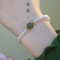 [COD] Internet hot style indigo bracelet pearl girl 2022 new high-end ins all-match girlfriends good luck