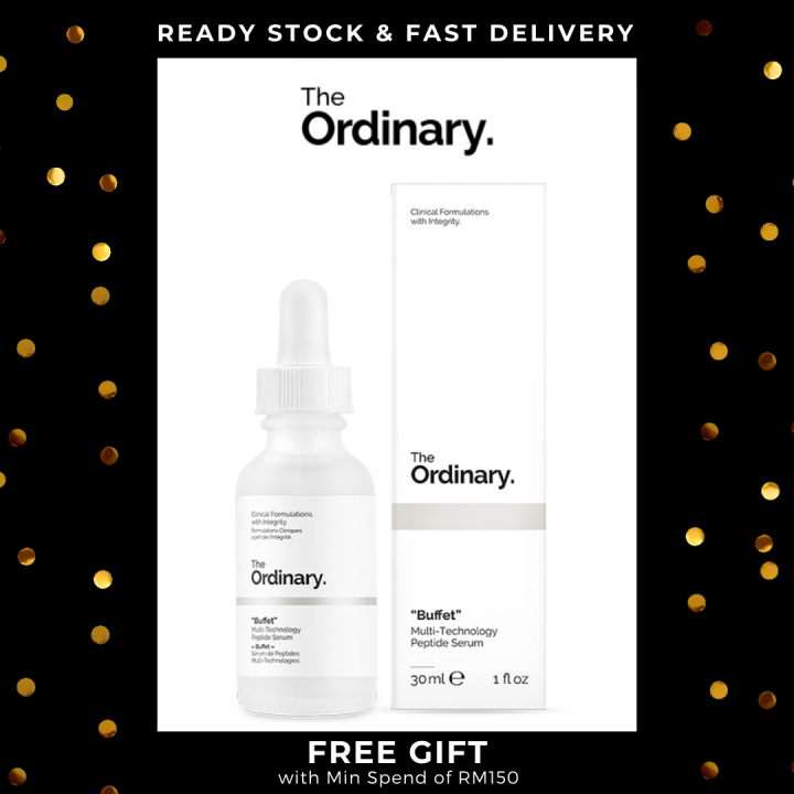 THE ORDINARY BUFFET MULTI TECHNOLOGY PEPTIDE SERUM 30ML | Lazada