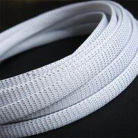 【cw】 amp; quality 12mm Braided PET Expandable Sleeving Density Sheathing Plaited Cable Sleeves 1M ！