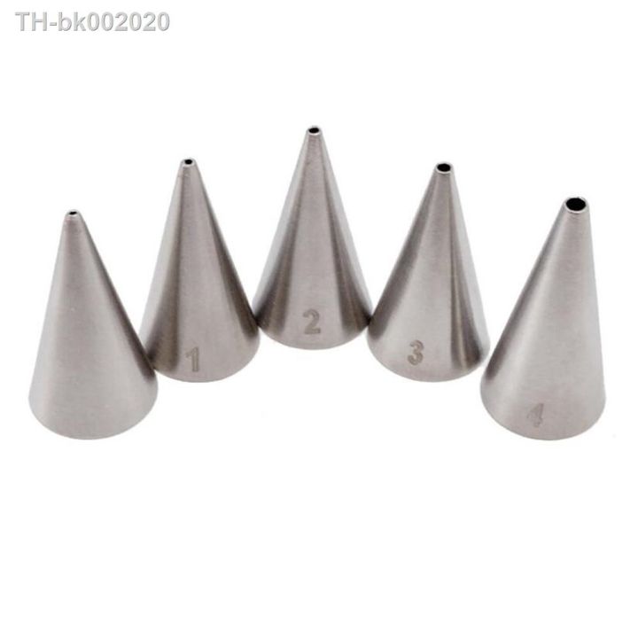 5pcs-set-round-stainless-steel-piping-tips-cake-pastry-cookie-cream-nozzles-icing-piping-cake-decorating-tools-pastry-nozzle