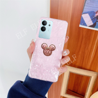 เคส TPU นิ่มแฟชั่นพร้อมส่งสำหรับ VIVO V29 5G ลายการ์ตูนน่ารัก3D เคสโทรศัพท์แวววาว Vivo V29 2023หรูหราเปลือกสีชมพูสีขาวฝาหลัง VIVOV29 5G