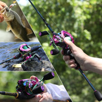 Souilang Fishing Rod And Reel Set 5 Section Carbon Rod Baitcasting Reel Travel Fishing Rod Set With Carrier Bag Full Kits.2023