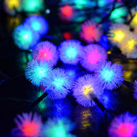 MIFLAME 2021 Romantic LED String Light Decoration Garland Holiday Lights Hairy Ball Dandelion LED Fairy String Lighting for Home