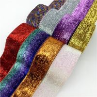 3yards/Lot 38mm Glitter Velvet Ribbon Handmade Wedding Party Decoration Ribbon For Gift Wrapping DIY Hair Sewing Fabric