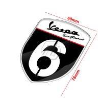 ของมาใหม่! สำหรับ Vespa ชุด2 Sei Giorni GTS 300 250 300Ie สปรินท์50 150สกู๊ตเตอร์อุปกรณ์เสริมหมายเลข6สติกเกอร์