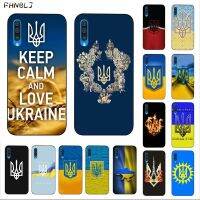 FHNBLJ Ukraine Flag Black TPU Soft Rubber Phone Cover for Samsung A10 20s 71 51 10 s 20 30 40 50 70 A30s cover