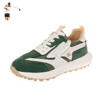 Women Spring Summer Golf Shoes Green Ladies Outdoor Sneakers for Golf Training Comfortable Grass Shoes Athletic Trainers