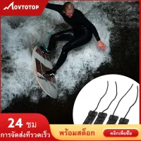 MOVTOTOP 4pcs Snap-type Split Surfboard Fin Splitter Longboard Watershed Paddle Surfboard อุปกรณ์เสริมสำหรับกระดานโต้คลื่นกลางแจ้ง Surfing Beach (สีดำ 43 x 13 x 1 ซม)