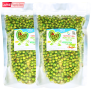 1KG Đậu Hà Lan Sấy Muối Tỏi Ớt Tâm Đức Thiện Combo 2 x Túi 500GR Thực Phẩm