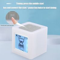 ✳✘ LED Cube Timer Kitchen Cooking Management Alarm Clock Learning Hourglass Hourglass Work Exercise Countdown Time Students