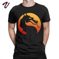 Mortal Kombat Logo Tee Shirt Mk11 Popular Fighting Game T Shirt  Novelty T-Shirt  Tops Tees Gift Idea