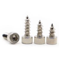 10-50pcs M2 M2.6 M3 M3.5 M4 M5 M6 Nickel Plated Steel Allen Hexagon Hex Socket Cap Head Speaker Self Tapping Wood Screw Fasteners