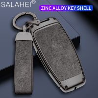 Zinc Alloy Car Key Cover Case Holder Shell Full Protector For Hyundai Genesis G80 GV70 GV80 GV90 2019 2020 2021 2022 Accessories