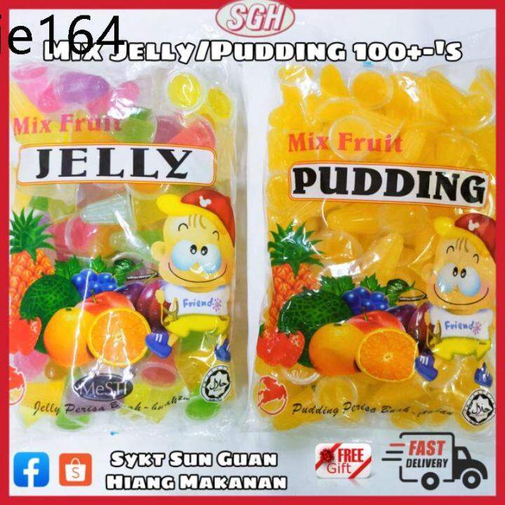 Good taste SUMI MIX FRUIT JELLY Pudding(100 PCS)♗ Lazada