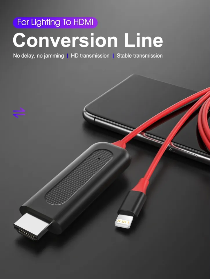 HOT JIAQZQLLILOAH 577] IOS Phone HD Cable HDTV USB AV Adapter Audio Video  Conveter Cord for IPhone 11 12 13 6 7 8 Plus X XS MAX XR IPad Connect To TV