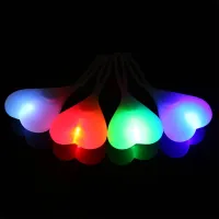 ❄ Bike Light Heart Shape Cycling Balls Tail Waterproof Silicone Bicycle Taillight Rear Lights Night Warning Led Seat Back Egg Lamp