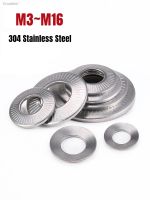 ✜✜✕ 1 50pcs 304 Stainless Steel Disc Spring Serrated Lock Washer Conical Knurled Elastic Gasket M3 M4 M5 M6 M8 M10 M12 M14 M16