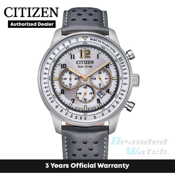 [Official Warranty] Citizen CA450024H Men's EcoDrive Chronograph Grey