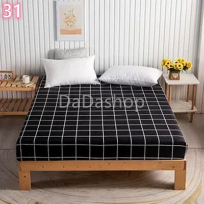 ผ้าปูที่นอน Da1/1-31แบบรัดรอบเตียง ขนาด 3.5 ฟุต 5 ฟุต 6 ฟุต （ไม่รวมปลอกหมอน） เตียงสูง10 นิ้ว ไม่มีรอยต่อ ไม่ลอกง่าย