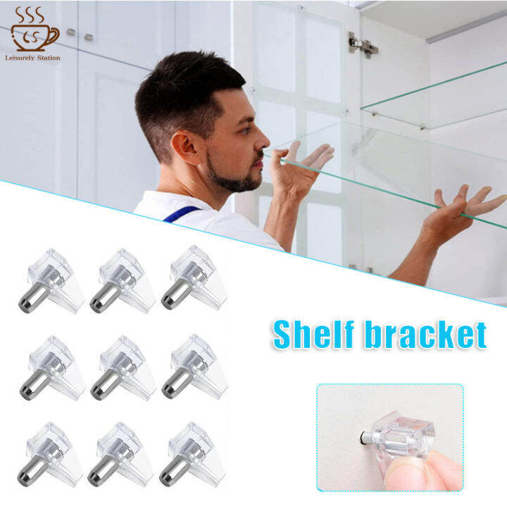 30/20/10Pcs 5MM Multipurpose Shelf Support Pins Transparent PVC