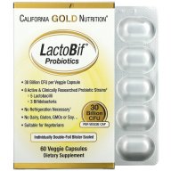 LactoBif Probiotics 30 Billion CFU 60 viên California Gold Nutrition thumbnail