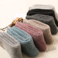 【hot sale】❁✽ D19 Womens Thick Wool Socks Winter Soft Warm Comfort Casual Crew Socks