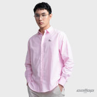 GALLOP : OXFORD CASUAL SHIRT เสื้อเชิ๊ตแขนยาว ผ้า OXFORD รุ่น GW9032 สี Carnation Pink - ชมพู / ราคาปกติ 2,190.-