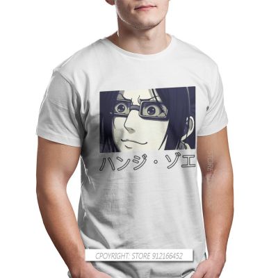 Hange Zoe Cool Round Collar Tshirt Attack On Titan Snk Eren Anime 100% Cotton Basic T Shirt Men Clothes New Design