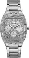 Guess Womens Analog Quartz Watch with Silver-Tone Stainless Steel Bracelet-GW0104L1