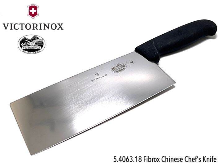 มีดปังตอสับ Victorinox Fibrox Chinese Chef's Knife 18 cm (5.4063.18