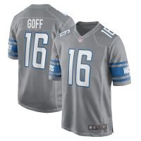 NFL Detroit Lions Detroit Lions football take 16 Jared Goff jerseys apparel เสื้อกีฬาผู้ชาย เสื้อกีฬาสวยๆ2023 ชุดฟุตบอลผู้ชาย เสื้ออเมริกันฟุตบอล เสื้อรักบี้