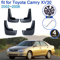 รถ Mudflap สำหรับ Toyota Camry XV30 Daihatsu Altis 2002 ~ 2006 4x Mudguards Fender อุปกรณ์จัดแต่งทรงผม Guard Flap Splash Protection