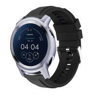 Motorola Moto Watch 100สายซิลิโคนสายสำรองสายนาฬิกาข้อมือสายรัดข้อมือกีฬา Motorola Moto Watch 100สายสมาร์ทวอทช์