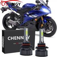 ชุดแปลงหลอดไฟหน้า 6000K 12V สีขาว สําหรับ YZF-R6 2003-2015 YZF-R1 2006-2016-2x NEW