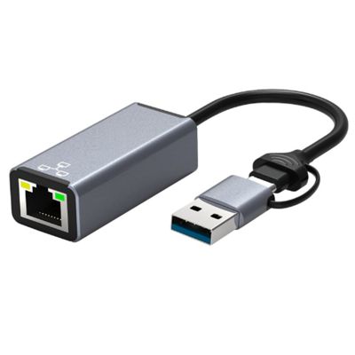 1 PCS Network Card USB Type-C To RJ45 1000Mbps Network Adapter For Desktop Laptop