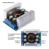 เครื่องควบคุมแรงดันไฟฟ้า8a สำหรับรถยนต์ Dc 5-30V ถึง1.25-30V 12V 24V ปรับขึ้นอัตโนมัติวงจรเพิ่มลดแรงดันอัตโนมัติโมดูลพลังงาน