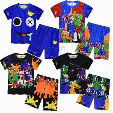 Roblox Rainbow Friends Pajama Set, Summer Kids Clothes T-shirt Pants  Sleepwear