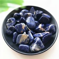 100กรัมธรรมชาติ Sodalite เส้นเลือดสีฟ้าหินเรกิบำบัดคริสตัลการทำสมาธิตกแต่งหินและ