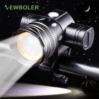 ▤✎۩ NEWBOLER 800LM Flashlight For Bicycle T6 Zoom LED Headlight USB Charge Bike Front Light Set Taillight Waterproof Bike Accessorys