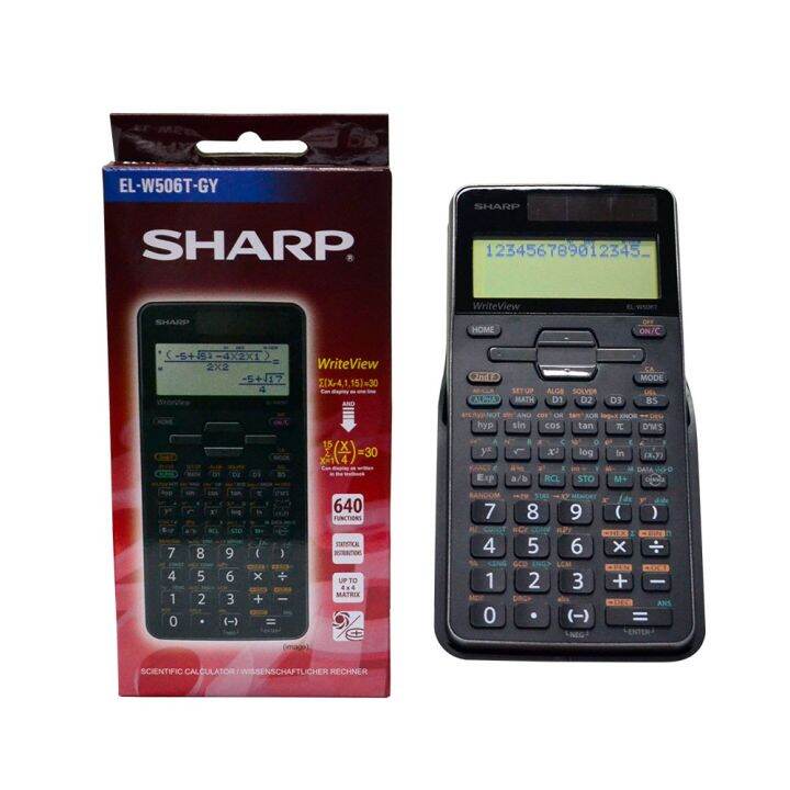 COD Sharp Scientific Calculator (EL-W506T) Gray | Lazada PH