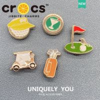 Jibbitz cross charms หัวเข็มขัดโลหะ อุปกรณ์เสริมรองเท้ากอล์ฟ DIY