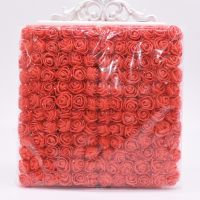 2cm 144Pcs Rose Flower Artificial PE Rose Flower Heads for DIY Craft Wedding Centerpieces Decorations Home Art Decor