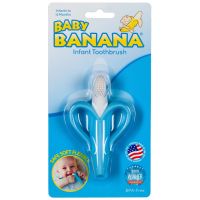 Baby Banana แปรงสีฟัน สำหรับเด็ก 3 เดือนขึ้นไป -สีฟ้า