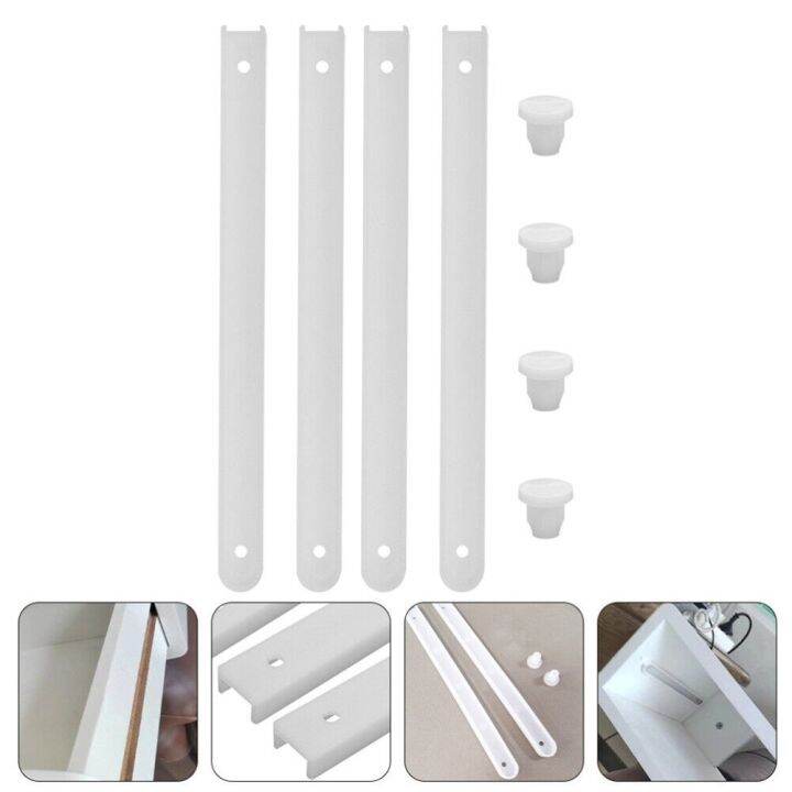 4 Pcs Slides With Accessories Drawers The Slide Replacement