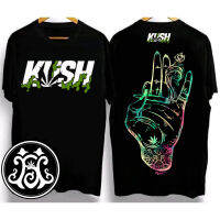 original KUSH Tผ้าฝ้าย 100% ด้านบนเสื้อ oversize ลมยอดนิยม เสื้อยืดพิมพ์ลายเอเลี่ยน เสื้อเชิ้ตลำลองผู้ชายแขนสั้น จัดส่งจากประเทศไทย พร้อมสำหรับการจัดส่ง