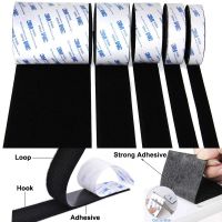 3Meters/Pair Strong Self Adhesive Hook Loop Fastener Tape Stickers Double Sided Glue DIY Fixing Strap Nylon 16/20/25/30/38/50mm