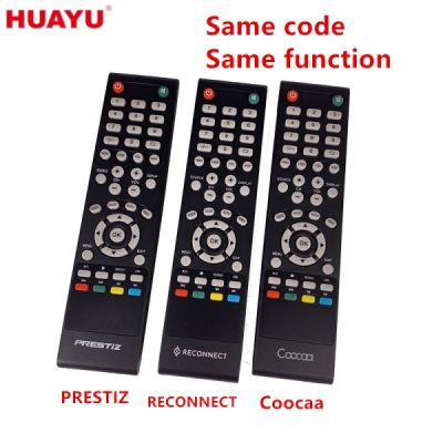New Original for PRESTIZ Coocaa RECONNECT Coocaa Remote control Fernbedienung (Three different logo, the function is the same）HUAYU Replacement PRESTIZ RM-034S + RM-L1599 Huayu Universal remote control for Chinese nd LED LCD