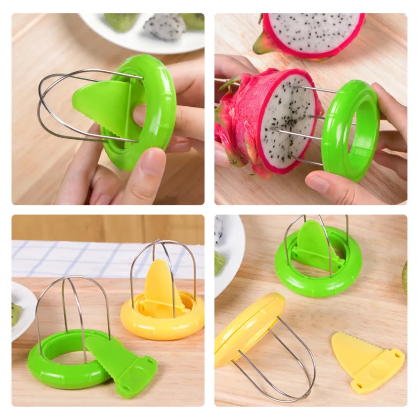 1pc Mini Fruit Kiwi Cutter Peeler Slicer Kitchen Gadgets Tools