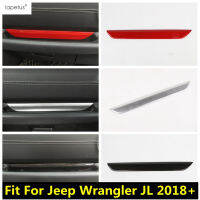 ABS Dashboard Copilot Handle Panel Cover Trim สีแดงคาร์บอนไฟเบอร์อุปกรณ์เสริมภายในสำหรับ Jeep Wrangler JL 2018 - 2022